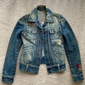 MAVI Women’s Distressed Denim Jacket